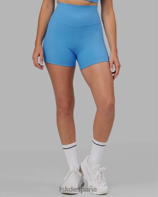 LSKD mujer Pantalón corto Strike de canalé x-length - azul celeste 8T6NZ627 vestir