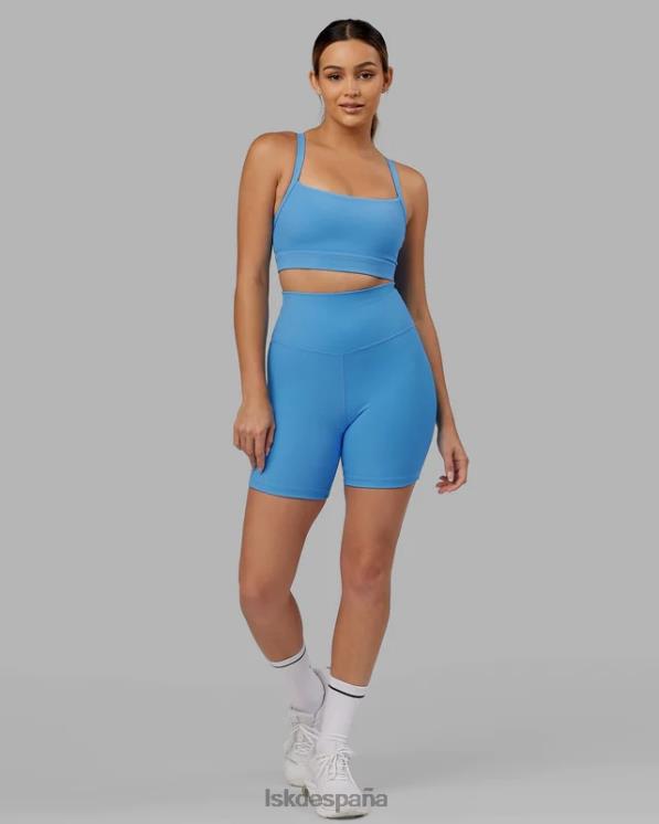 LSKD mujer Pantalón corto Strike de canalé x-length - azul celeste 8T6NZ627 vestir