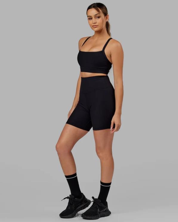 LSKD mujer Pantalón corto midi de canalé Strike - negro 8T6NZ618 vestir