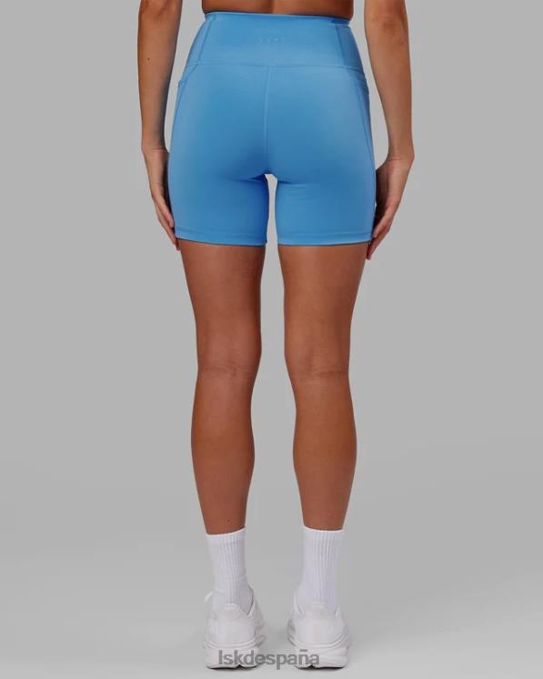 LSKD mujer Pantalón corto midi flux - azul celeste 8T6NZ600 vestir