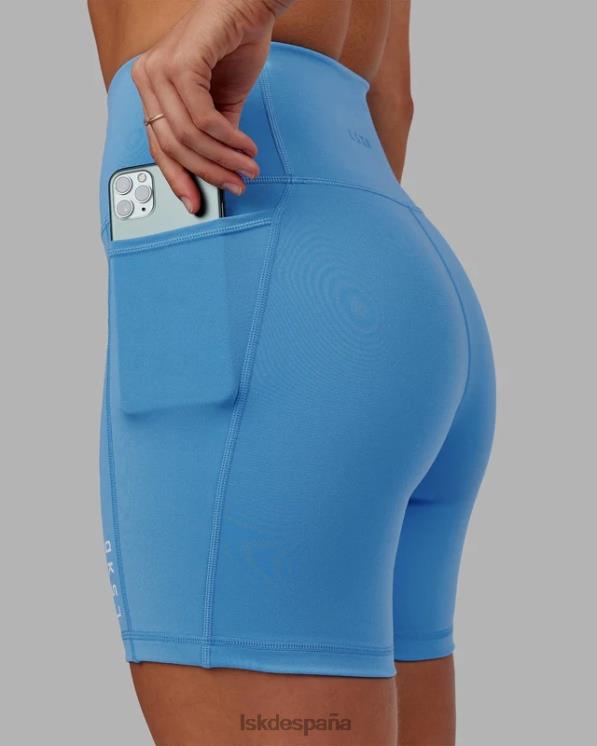 LSKD mujer Pantalón corto midi flux - azul celeste 8T6NZ600 vestir