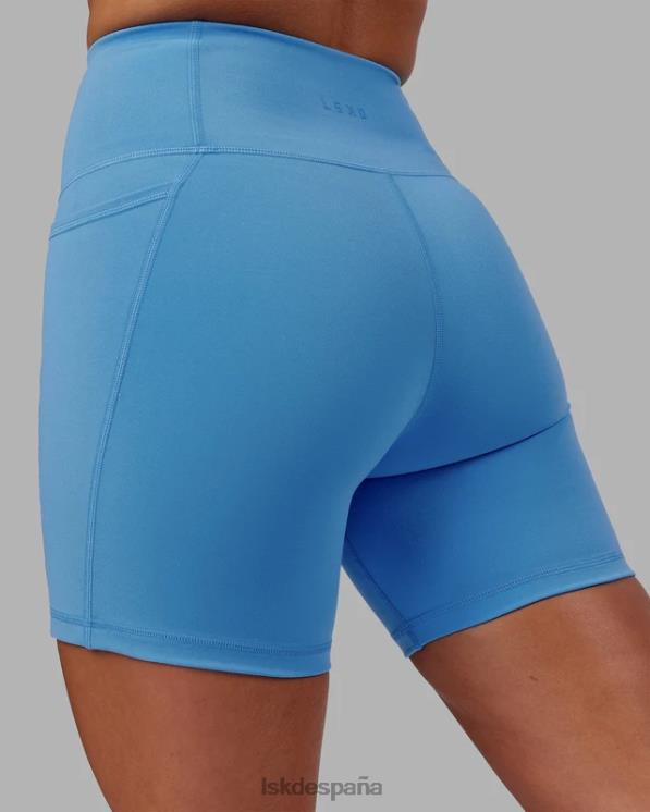 LSKD mujer Pantalón corto midi flux - azul celeste 8T6NZ600 vestir