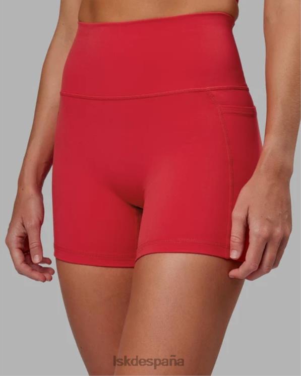 LSKD mujer fusion x-length short - escarlata 8T6NZ630 vestir