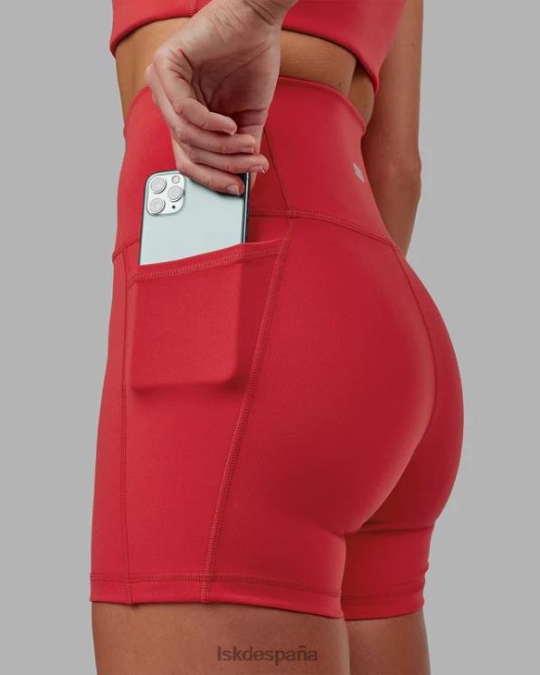 LSKD mujer fusion x-length short - escarlata 8T6NZ630 vestir