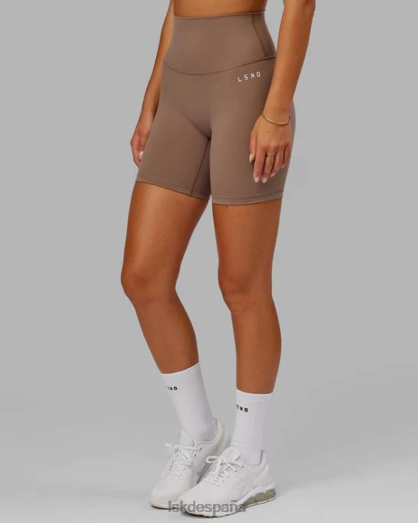 LSKD mujer pantalón corto base 2.0 de largo medio - taupe profundo 8T6NZ653 vestir