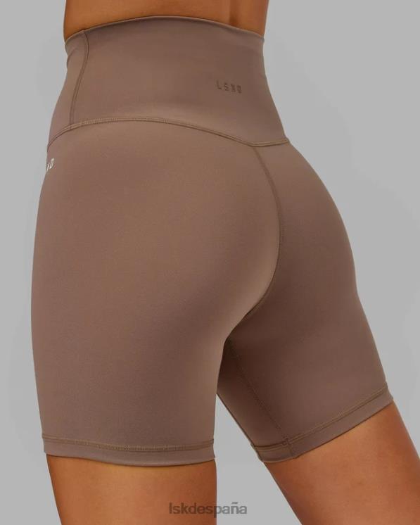 LSKD mujer pantalón corto base 2.0 de largo medio - taupe profundo 8T6NZ653 vestir
