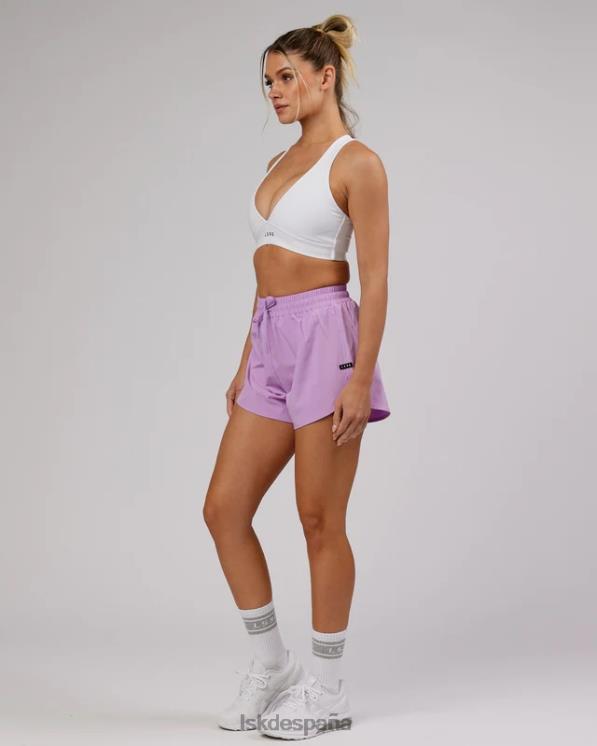 LSKD mujer pantalón corto de entrenamiento funcional - lila 8T6NZ777 vestir