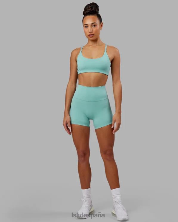 LSKD mujer pantalón corto elixir x-length - azul nilo 8T6NZ684 vestir