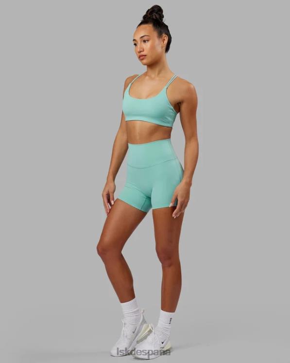 LSKD mujer pantalón corto elixir x-length - azul nilo 8T6NZ684 vestir