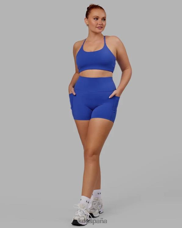 LSKD mujer pantalón corto elixir x-length con bolsillos - power cobalt 8T6NZ598 vestir