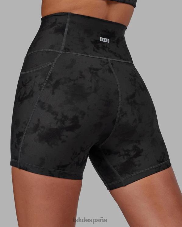 LSKD mujer pantalón corto fusion x-length - tie-dye negro 8T6NZ588 vestir