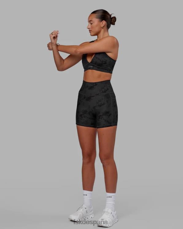 LSKD mujer pantalón corto fusion x-length - tie-dye negro 8T6NZ588 vestir