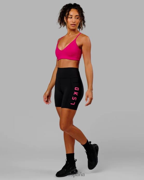 LSKD mujer pantalón corto medio rep - black-boysenberry 8T6NZ587 vestir
