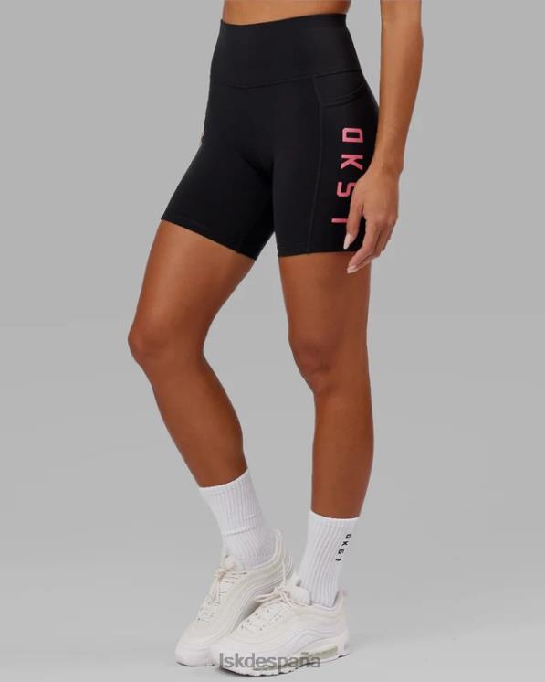 LSKD mujer pantalón corto medio rep - black-flamingo 8T6NZ615 vestir