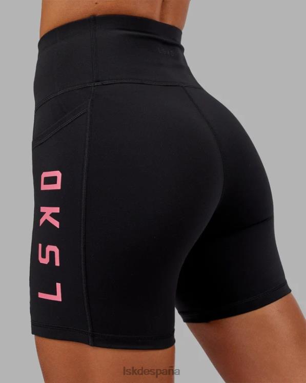 LSKD mujer pantalón corto medio rep - black-flamingo 8T6NZ615 vestir