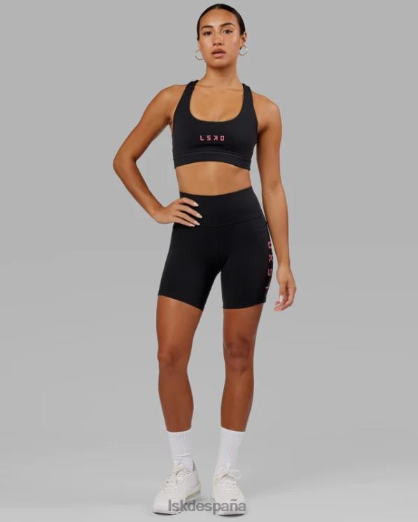 LSKD mujer pantalón corto medio rep - black-flamingo 8T6NZ615 vestir