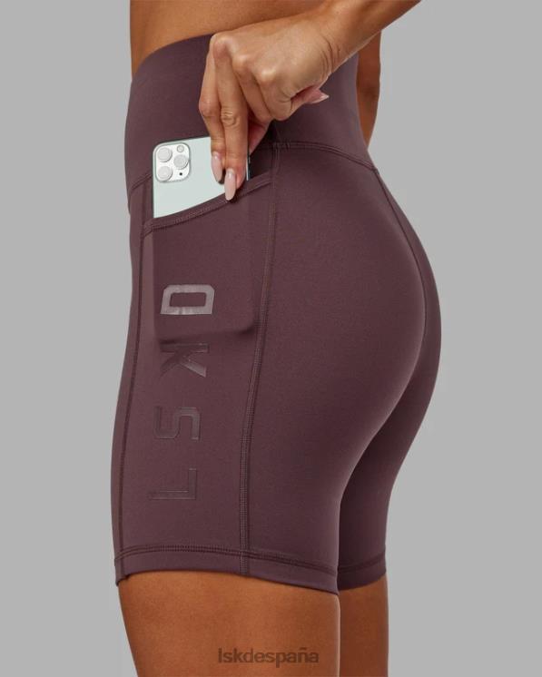 LSKD mujer pantalón corto medio rep - ciruela 8T6NZ672 vestir