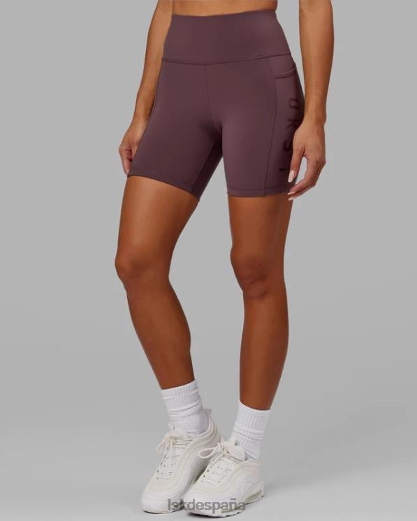 LSKD mujer pantalón corto medio rep - ciruela 8T6NZ672 vestir
