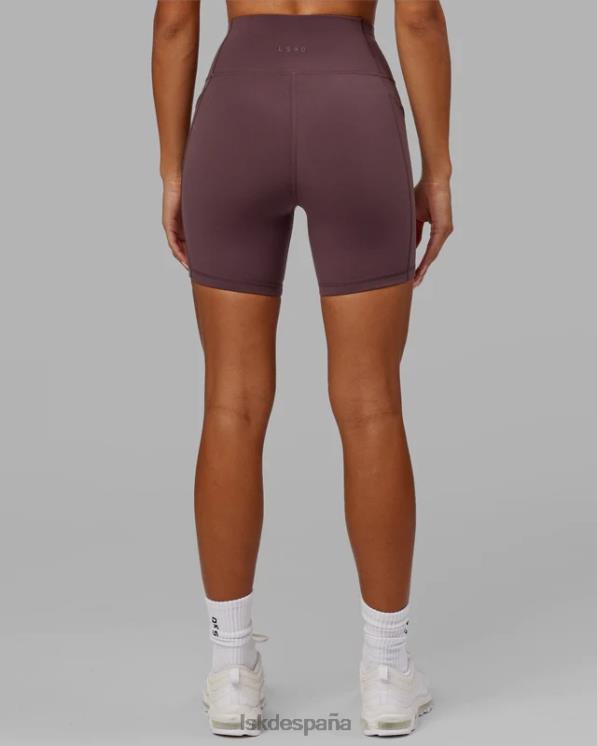 LSKD mujer pantalón corto medio rep - ciruela 8T6NZ672 vestir