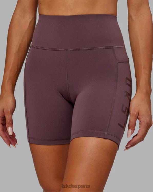 LSKD mujer pantalón corto medio rep - ciruela 8T6NZ672 vestir