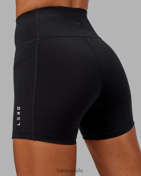 LSKD mujer pantalón corto rep x-length con logo pequeño - negro 8T6NZ621 vestir