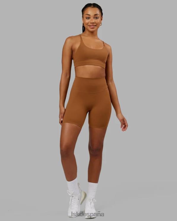 LSKD mujer short midi elixir - camel 8T6NZ695 vestir