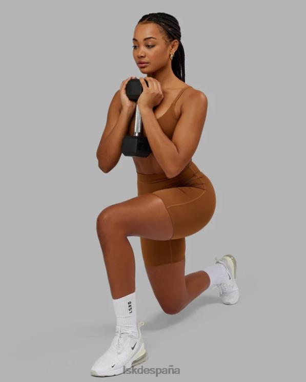 LSKD mujer short midi elixir - camel 8T6NZ695 vestir