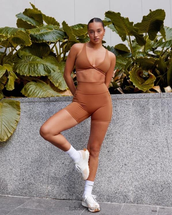 LSKD mujer short midi fusion - avellana 8T6NZ569 vestir