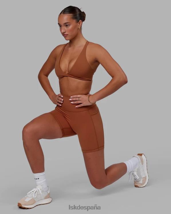 LSKD mujer short midi fusion - avellana 8T6NZ569 vestir