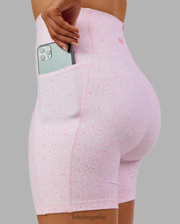 LSKD mujer short midi fusion - blush leopardo 8T6NZ697 vestir