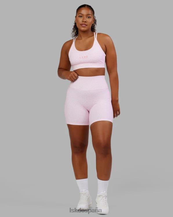 LSKD mujer short midi fusion - blush leopardo 8T6NZ697 vestir