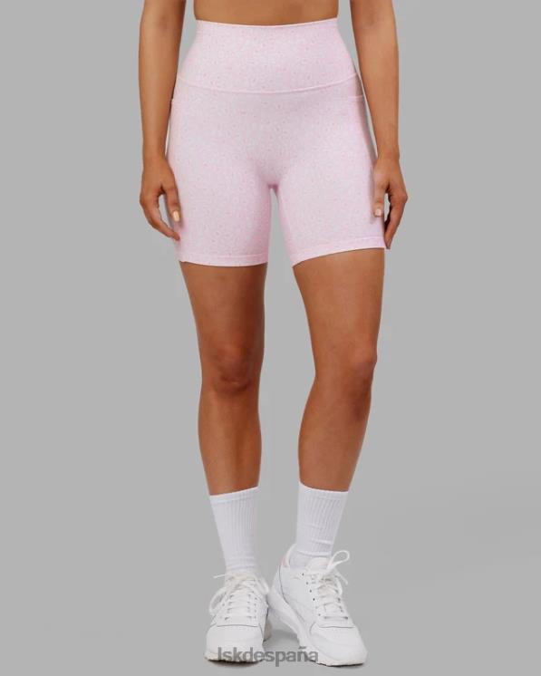 LSKD mujer short midi fusion - blush leopardo 8T6NZ697 vestir