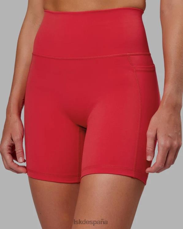 LSKD mujer short midi fusion - escarlata 8T6NZ643 vestir
