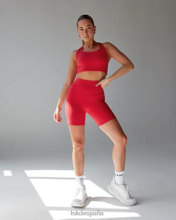 LSKD mujer short midi fusion - escarlata 8T6NZ643 vestir