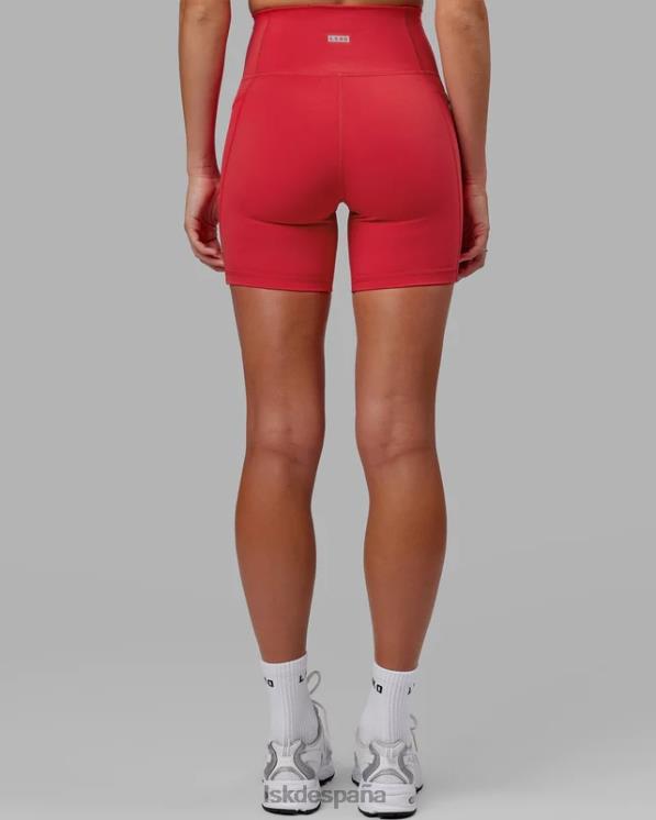 LSKD mujer short midi fusion - escarlata 8T6NZ643 vestir