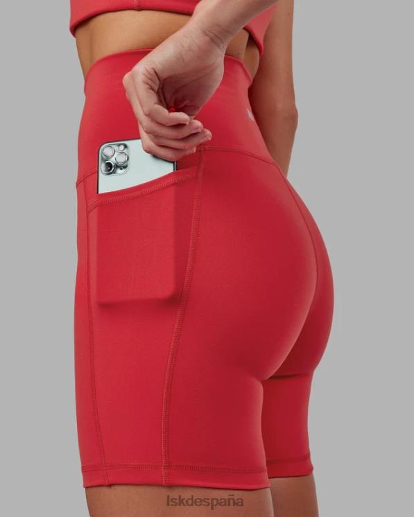 LSKD mujer short midi fusion - escarlata 8T6NZ643 vestir