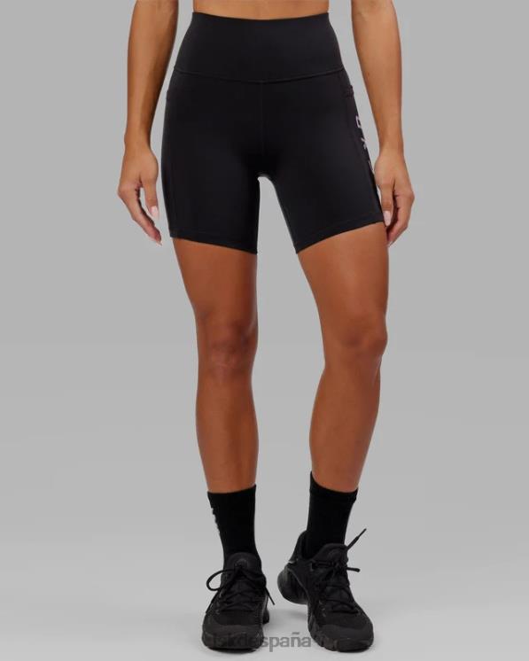 LSKD mujer short midi rep - negro-lila 8T6NZ656 vestir