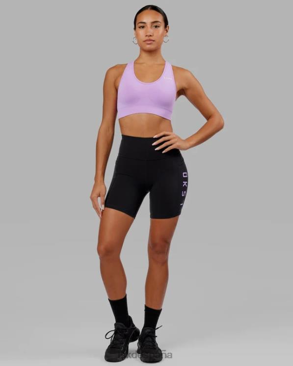 LSKD mujer short midi rep - negro-lila 8T6NZ656 vestir