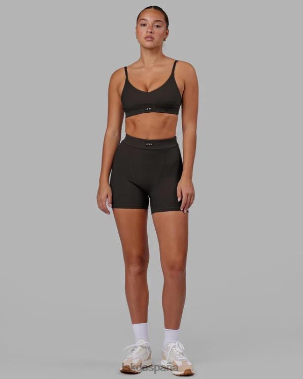 LSKD mujer vitalize canalé medio corto - nogal oscuro 8T6NZ523 vestir