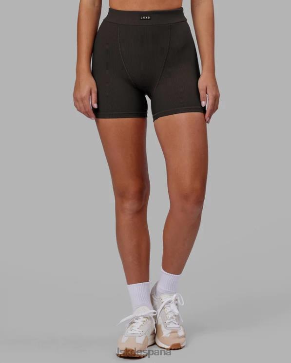 LSKD mujer vitalize canalé medio corto - nogal oscuro 8T6NZ523 vestir