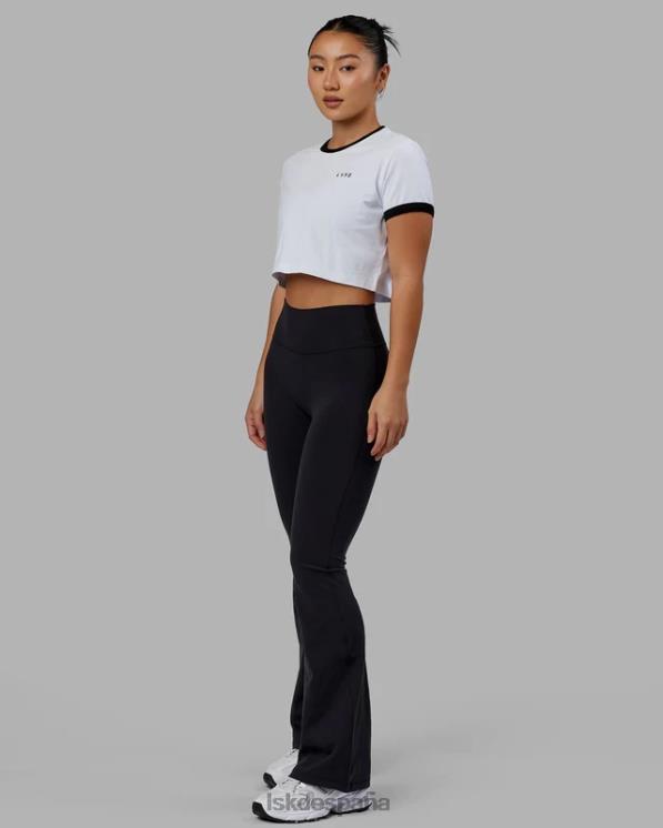 LSKD mujer Camiseta con timbre Excel - blanco-negro 8T6NZ242 vestir