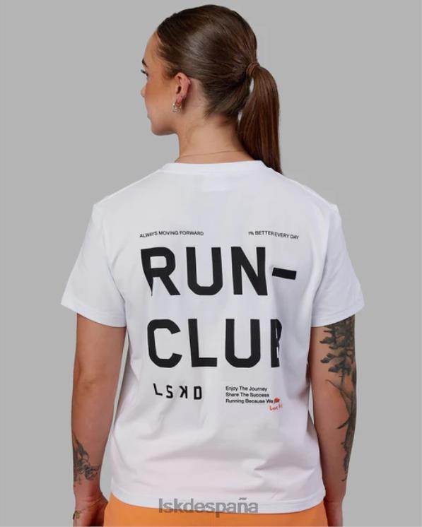 LSKD mujer Camiseta love the run flxcotton - blanco-negro 8T6NZ279 vestir