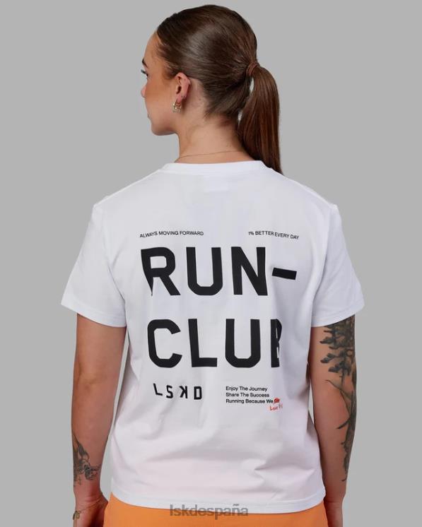 LSKD mujer Camiseta love the run flxcotton - blanco-negro 8T6NZ279 vestir