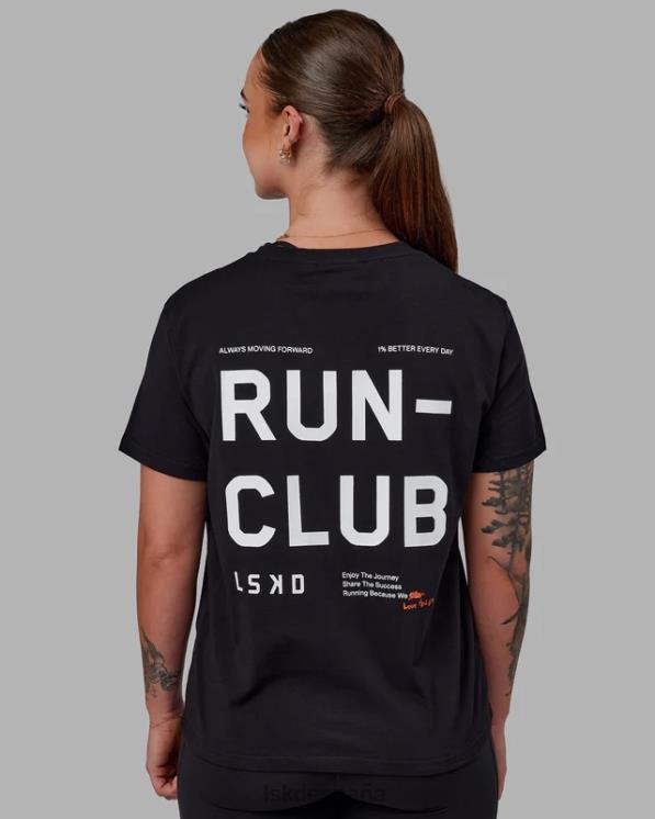 LSKD mujer Camiseta love the run flxcotton - negro-blanco 8T6NZ287 vestir