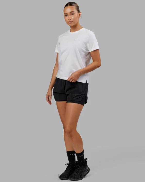 LSKD mujer Camiseta pimaflx de lujo - blanco 8T6NZ290 vestir