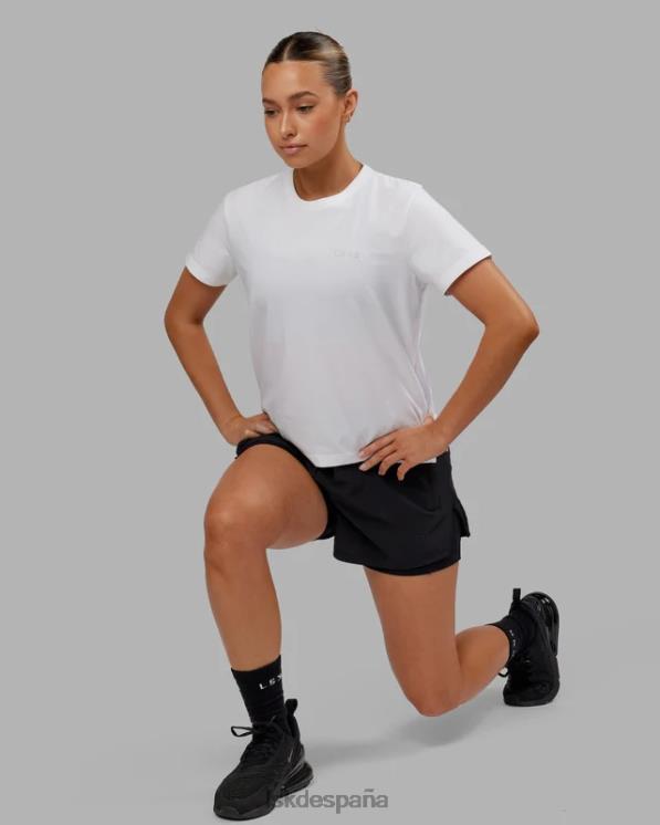 LSKD mujer Camiseta pimaflx de lujo - blanco 8T6NZ290 vestir