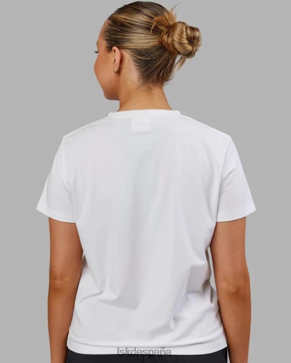 LSKD mujer Camiseta pimaflx de lujo - blanco 8T6NZ290 vestir