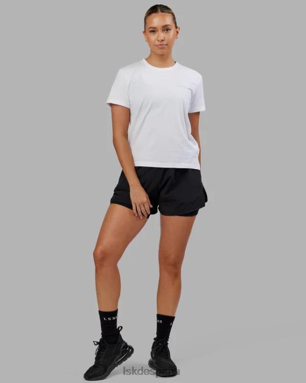 LSKD mujer Camiseta pimaflx de lujo - blanco 8T6NZ290 vestir