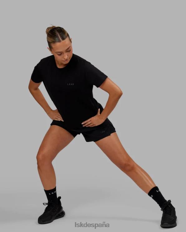 LSKD mujer Camiseta pimaflx de lujo - negro 8T6NZ293 vestir