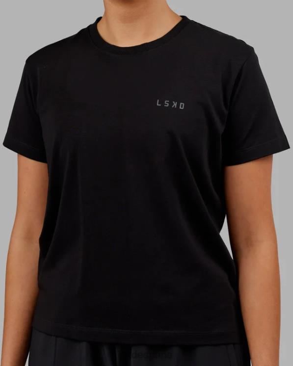 LSKD mujer Camiseta pimaflx de lujo - negro 8T6NZ293 vestir